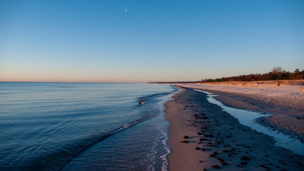 Beach in winter, southern sweden