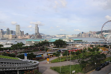 Paysage urbain à Hong Kong	