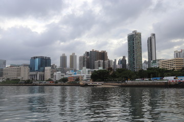 Fototapeta na wymiar Baie de Hong Kong 