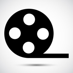 Fototapeta premium Video Film Icon Symbol Sign Isolate on White Background,Vector Illustration EPS.10