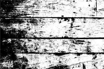 Old wall, horizontal wooden planks. Vector detailed texture. Abstract background.