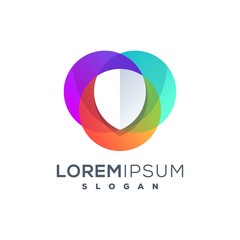 shield logo design ready to use