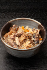 鯖の水煮缶の炊き込みご飯