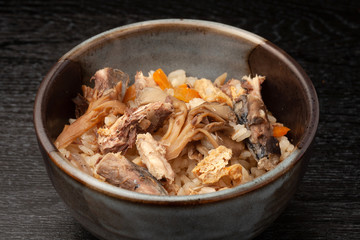 鯖の水煮缶の炊き込みご飯