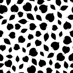 abstract geometric leaves pattern for natural background, simple minimalist graphic , retro decoration , summer fashion