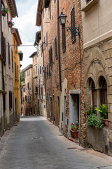 Fototapeta na wymiar Gambassi Terme, medieval city in Tuscany