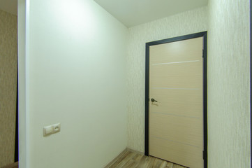 Russia, Moscow- June 17, 2018: interior room apartment. standard repair decoration in hostel