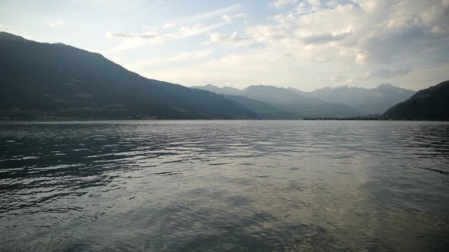 North Part of Famous Italian Destination Lake Como in Northern Italy.