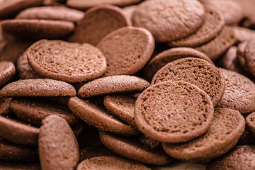 Close up of honey cookies, 