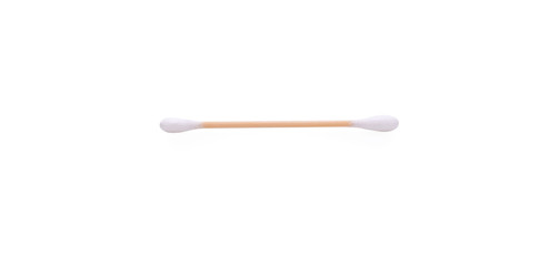 Cotton sticks isolated on the white background