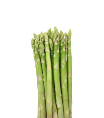Asparagus on the white background