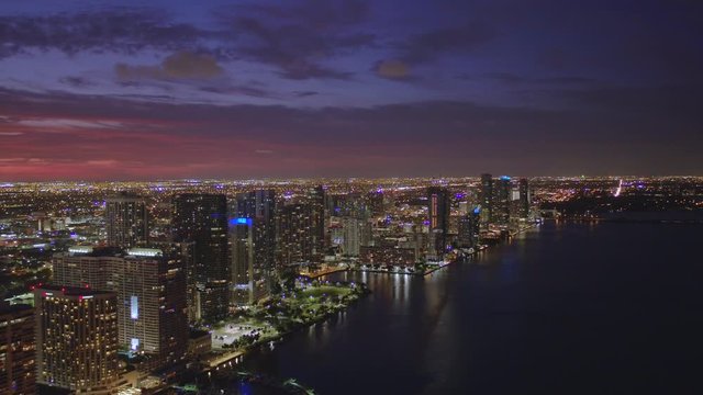 Aerials Edgewater Miami FL 4k