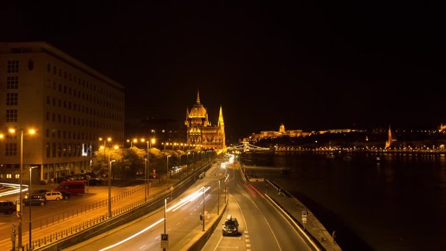 Hungarian Parliament and the Danube River