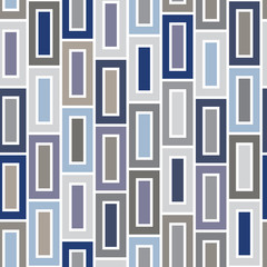 Vector Blue Brown Beige Gray Purple Squares Seamless Repeat Pattern