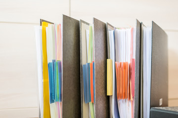 Accounting documents, business and economic concept, financial agenda