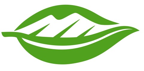 Leaf Mountain very suitable for logos, print, icon, and others