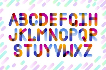 Modern fancy geometry font alphabet. Handwritten font letters. Hand lettering font for your design: logo, slogan, decor postcard, greeting, motivation quotes, positive message
