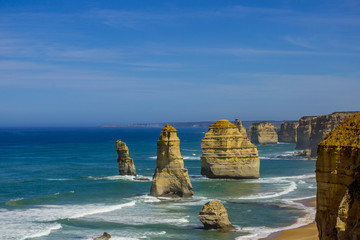 Coastal Geomorphology and Geology of Victoria, Australia. Great Ocean Road. Rock Formations. High Resolution Photography.