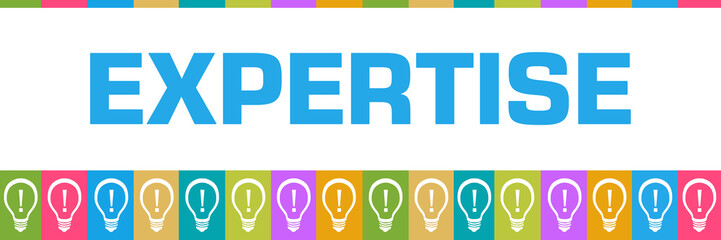 Expertise Colorful Boxes Bulbs Horizontal 