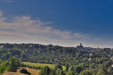 Obraz premium blick aus annaberg-buchholz