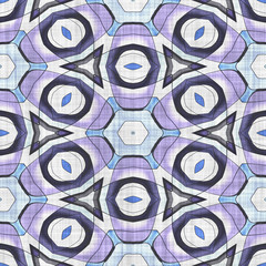Mosaic winter motif- seamless creative
