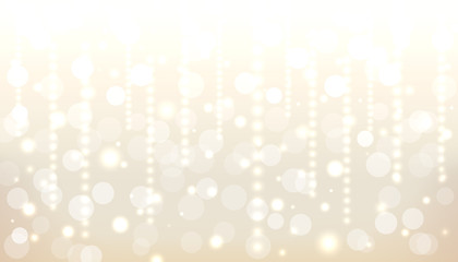 Design template with light festive golden background. Bokeh golden background. Vector holiday illustration. Festive christmas card. Happy diwali vector illustration