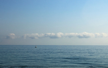 Fototapeta premium Maritime view of the Mediterranean