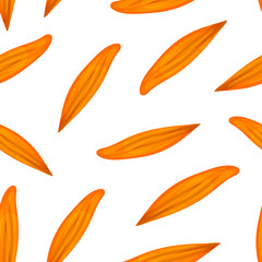 Fototapeta premium Autumn leaves seamless pattern.