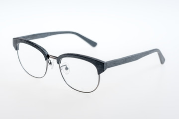 Modern fashionable glasses isolated on white background, Glasses