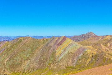 Rainbow Mountain Mountains of the 7 colors, Peru.