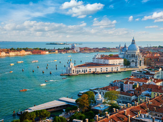 View of Venice lagoon and Santa Maria della Salute. Venice, Italy © Dmitry Rukhlenko