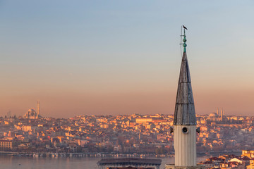 Naklejka premium Aerial view of the Golden Horn