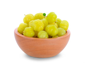 star gooseberry on white background