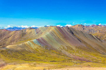 Rainbow Mountain Mountains of the 7 colors, Peru.