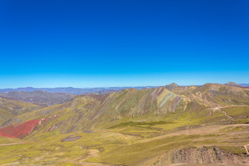 Fototapeta premium Rainbow Mountain Mountains of the 7 colors, Peru.