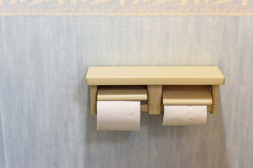 写真素材：トイレ、トイレットペーパー、紙、室内