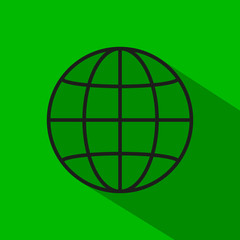 Global icon vector