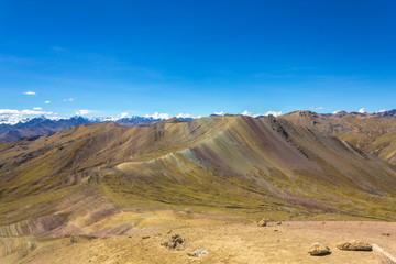 Rainbow Mountain Mountains of the 7 colors, Peru.