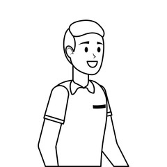 Isolated avatar man vector design