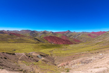 Rainbow Mountain Mountains of the 7 colors, Peru.