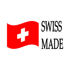 Swiss made quality certificate label