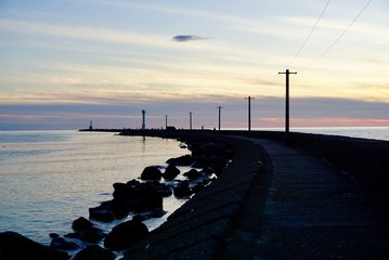 三国港エッセル堤