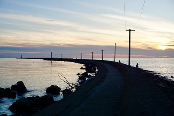 三国港エッセル堤