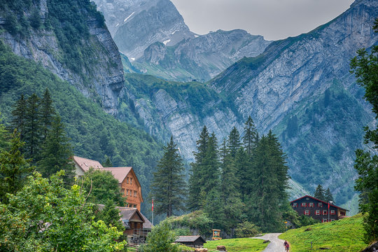 Hiking Around Seealpsee Appenzell Switzerland
