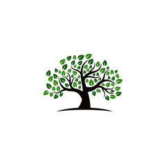 Tree vector icon. logo design elements.
