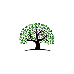 Tree vector icon. logo design elements.