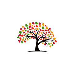 Tree vector icon. logo design elements.