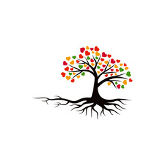 Tree vector icon. logo design elements.