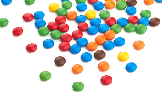candies on white