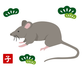 干支のねずみ